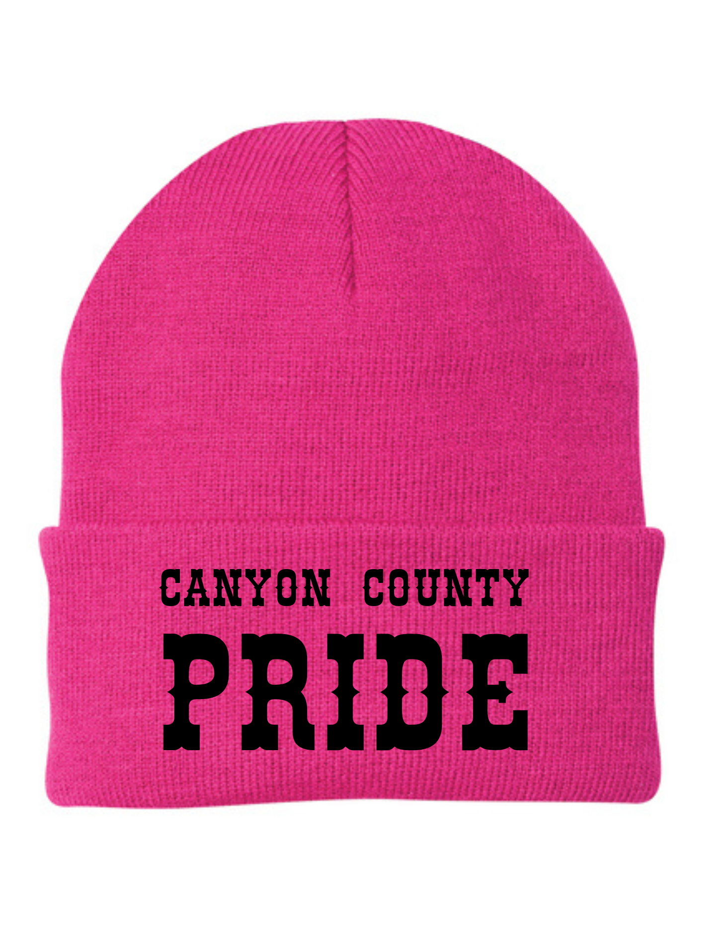 "CANYON COUNTY PRIDE" Beanie w/ Embroidery