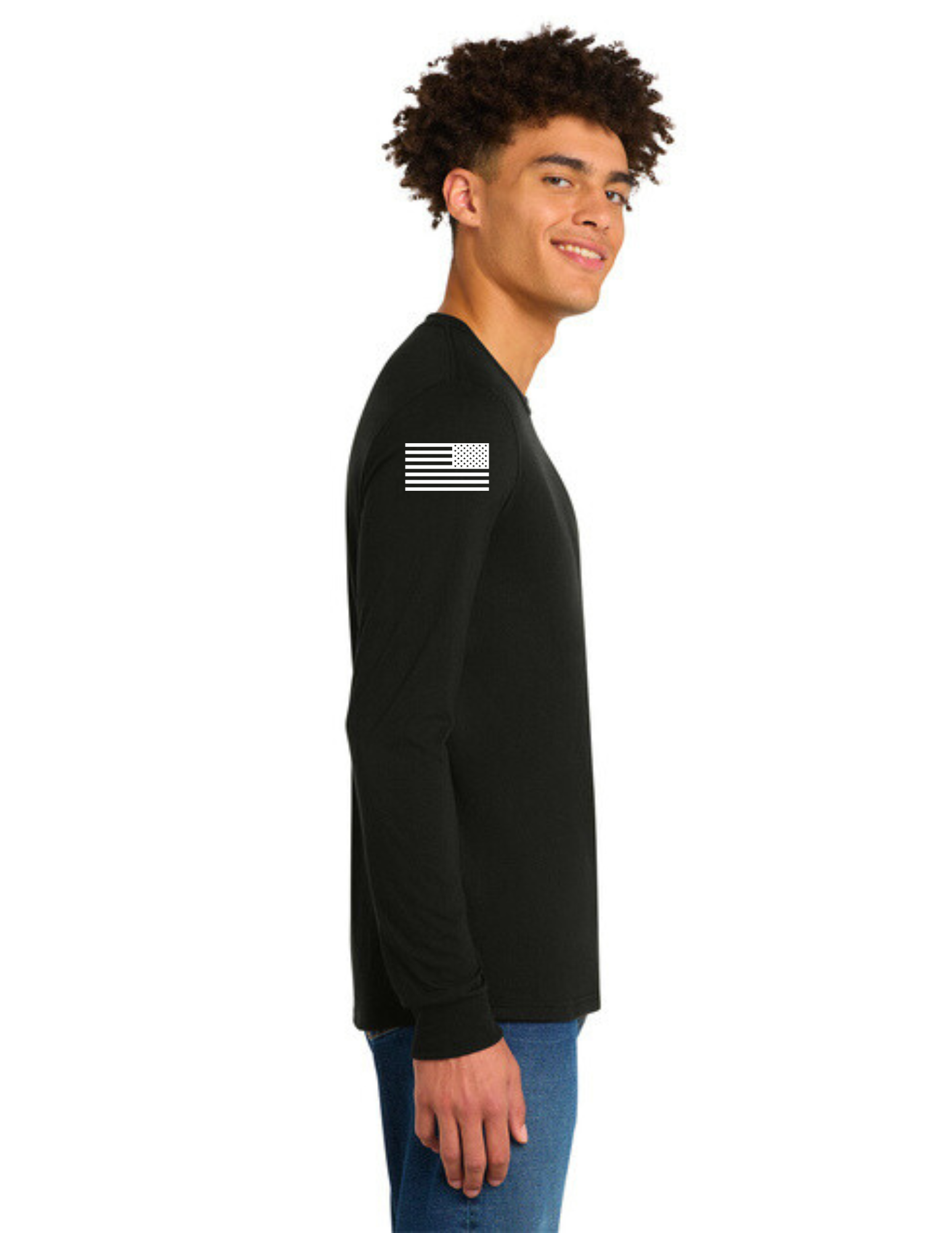 District® Perfect Tri® Long Sleeve Tee - BLACK