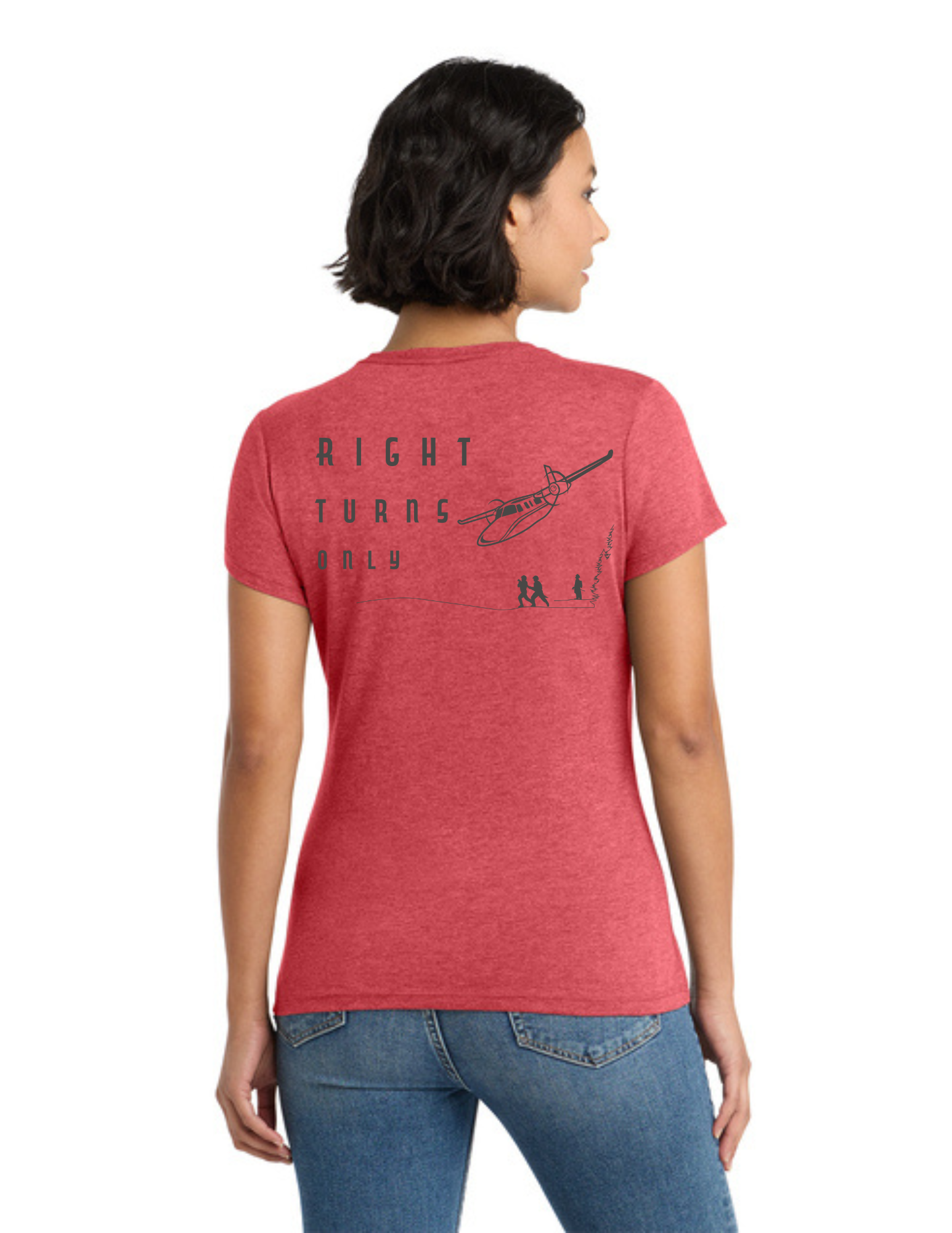 District® Women’s Perfect Tri® Tee - RED FROST