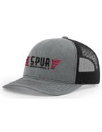 112 RICHARDSON Trucker Hat - HEATHER GREY/ BLACK