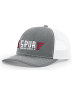 112 RICHARDSON Trucker Hat - HEATHER GREY/ WHITE