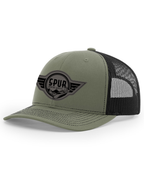 112 RICHARDSON Trucker Hat - LODEN / BLACK