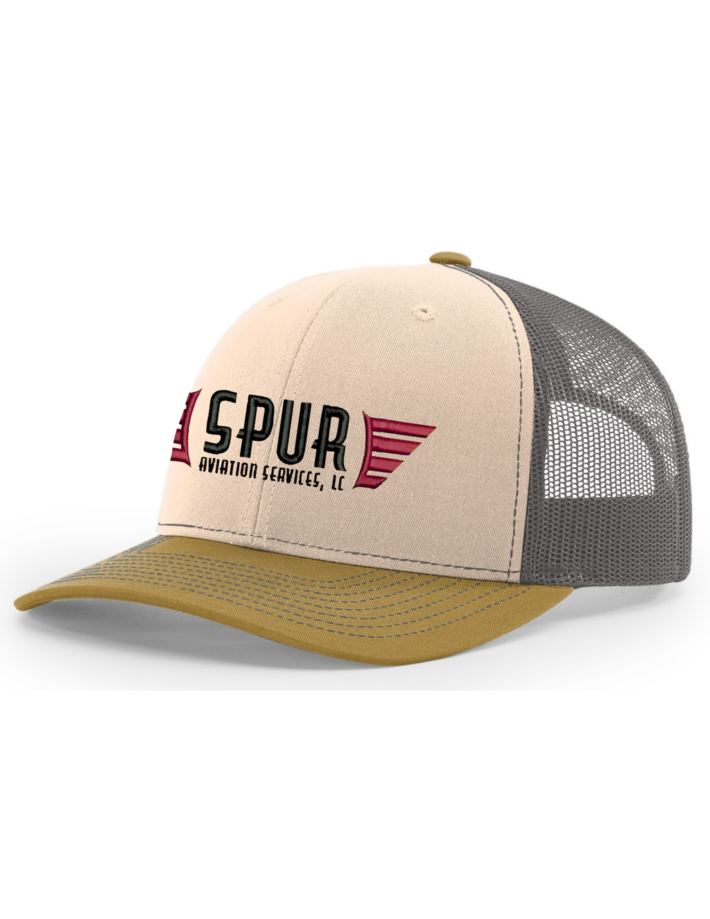 112  RICHARDSON Trucker Hat - MINK BEIGE / CHARCOAL / AMBER