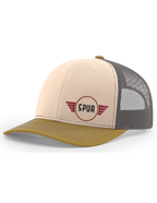 112  RICHARDSON Trucker Hat - MINK BEIGE / CHARCOAL / AMBER