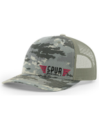 112P RICHARDSON Printed Trucker Hat - DIGITAL CAMO / LIGHT GREEN