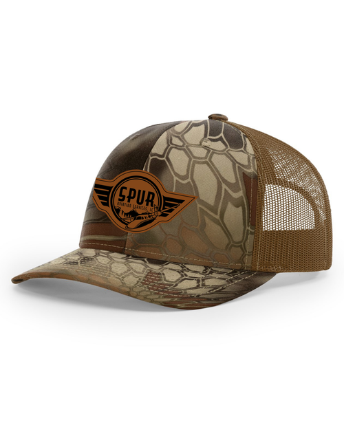 112P RICHARDSON Printed Trucker Hat - KRYPTEK HIGHLANDER / BUCK