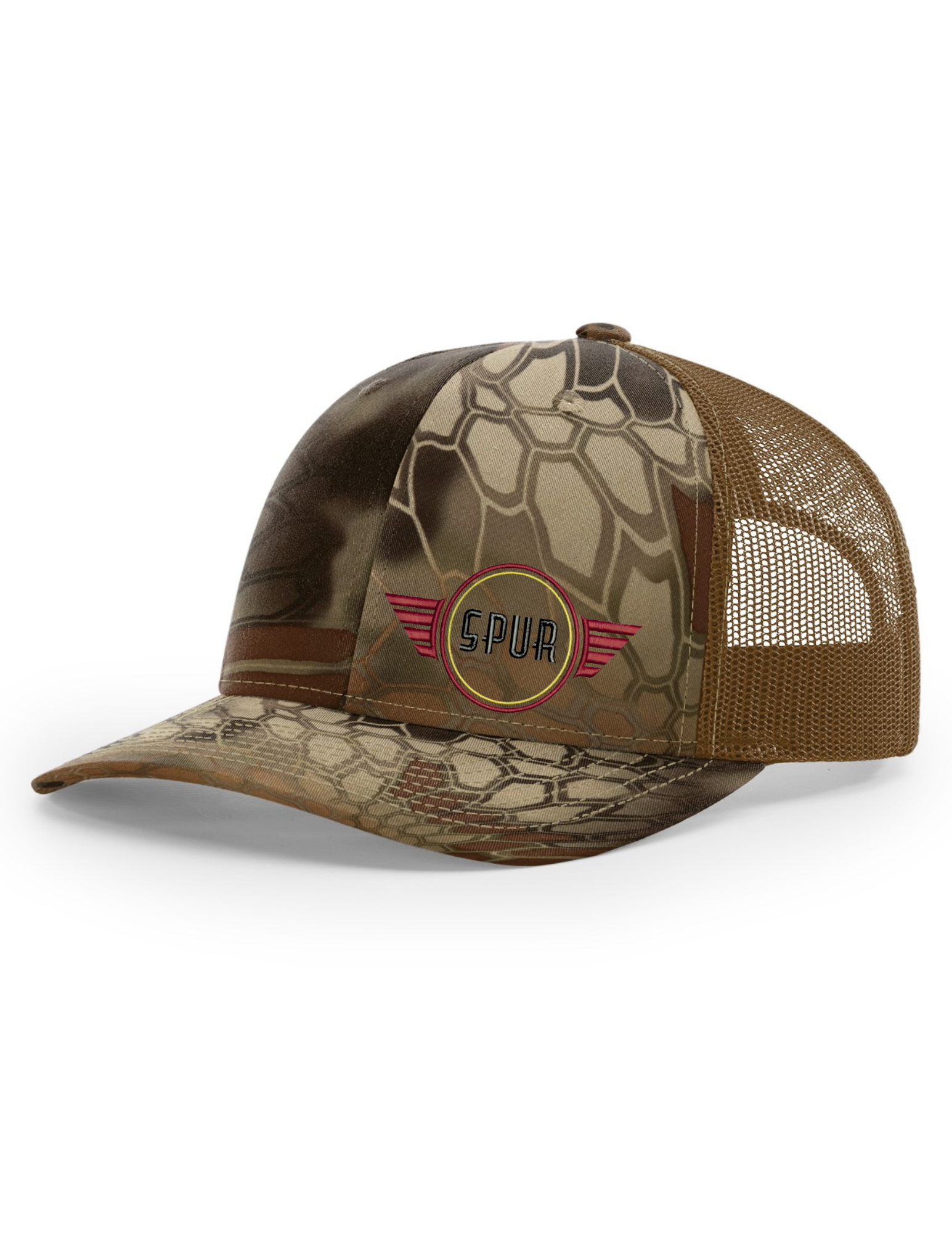 112P RICHARDSON Printed Trucker Hat - KRYPTEK HIGHLANDER / BUCK