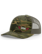 112PT RICHARDSON Printed Tactical Trucker Hat - MULTICAM TROPIC / LODEN
