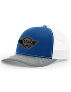 112 RICHARDSON Trucker Hat - ROYAL / WHITE/ HEATHER GREY