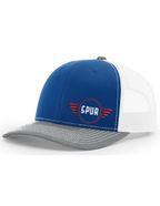 112 RICHARDSON Trucker Hat - ROYAL / WHITE/ HEATHER GREY