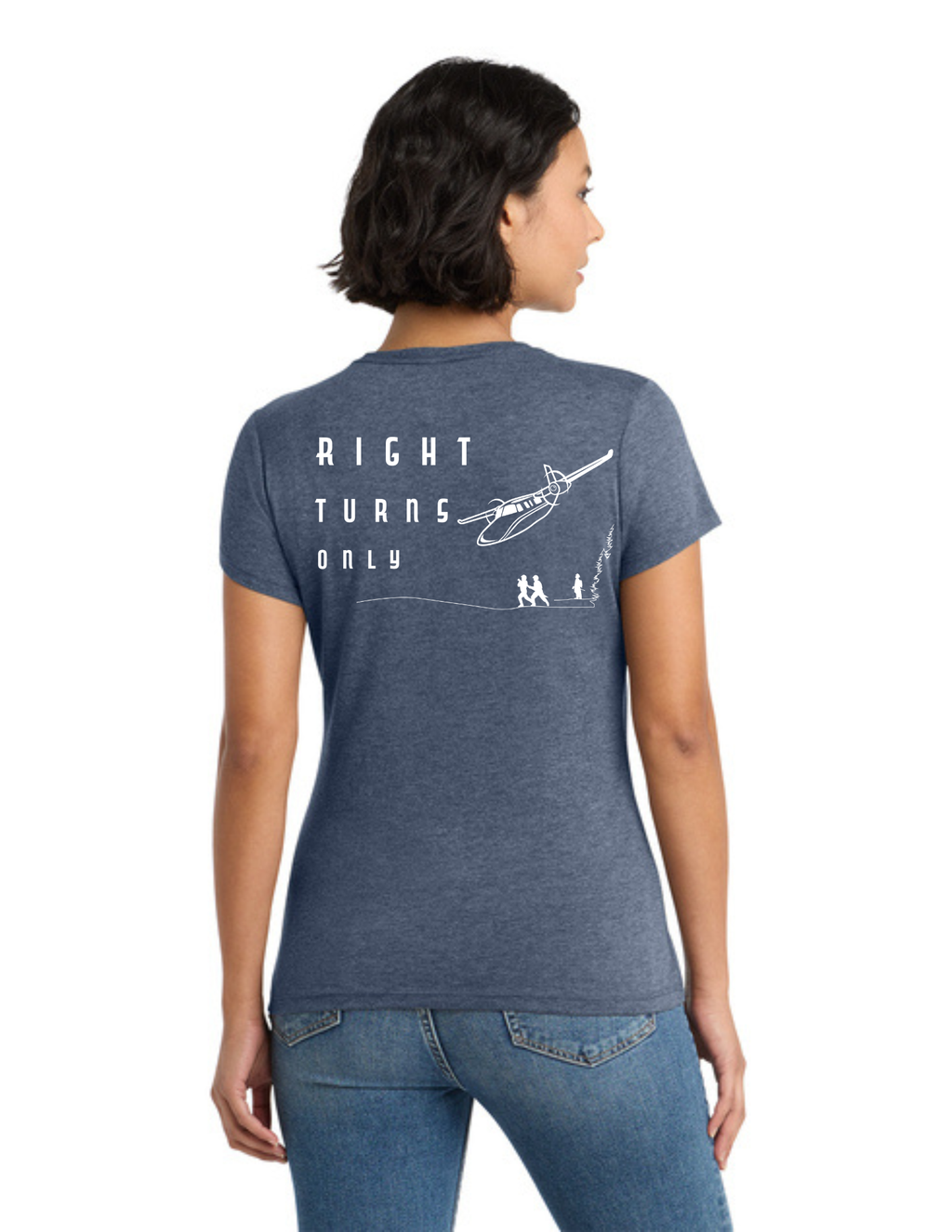 District® Women’s Perfect Tri® Tee - NAVY FROST