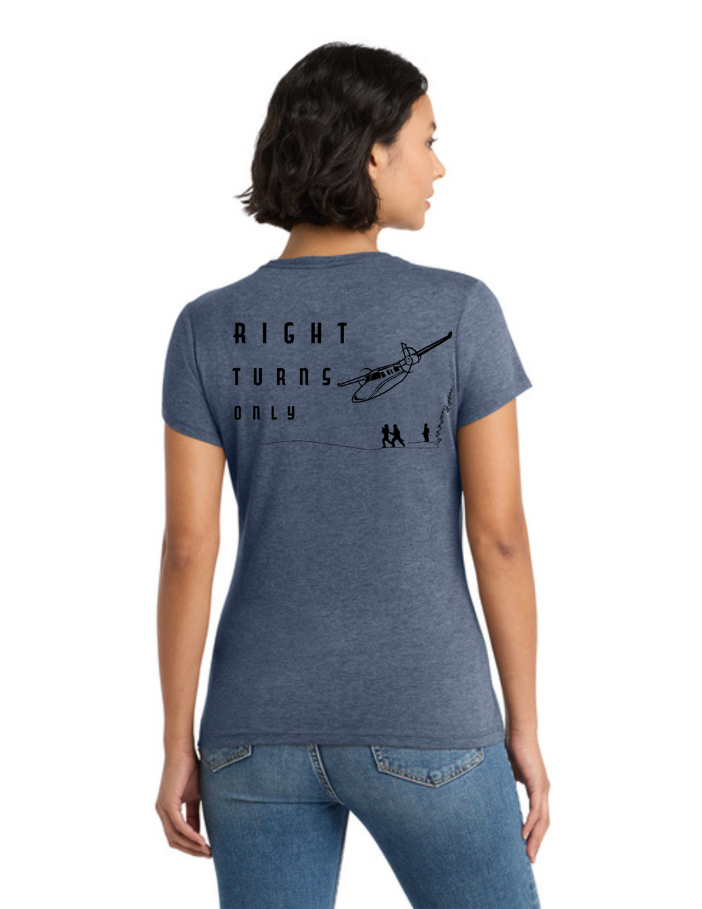 District® Women’s Perfect Tri® Tee - NAVY FROST