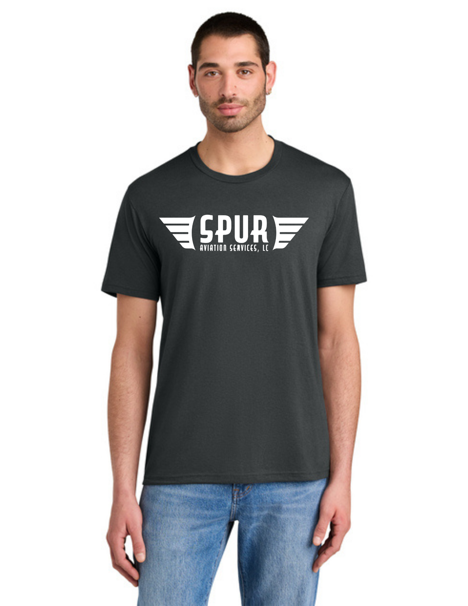 District® Perfect Tri® Tee w/ "3 PLANES" Back Logo - CHARCOAL