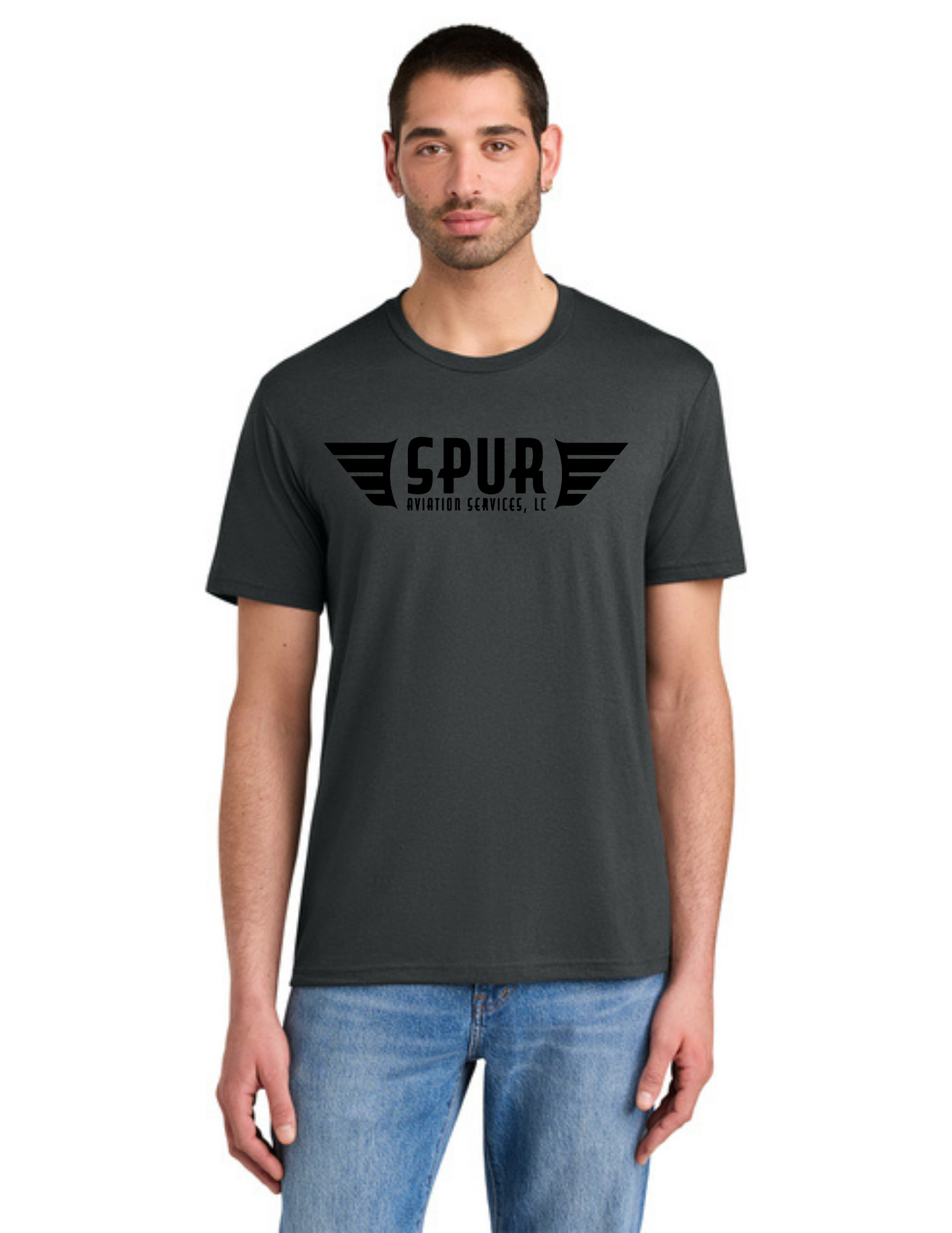 District® Perfect Tri® Tee w/ "3 PLANES" Back Logo - CHARCOAL
