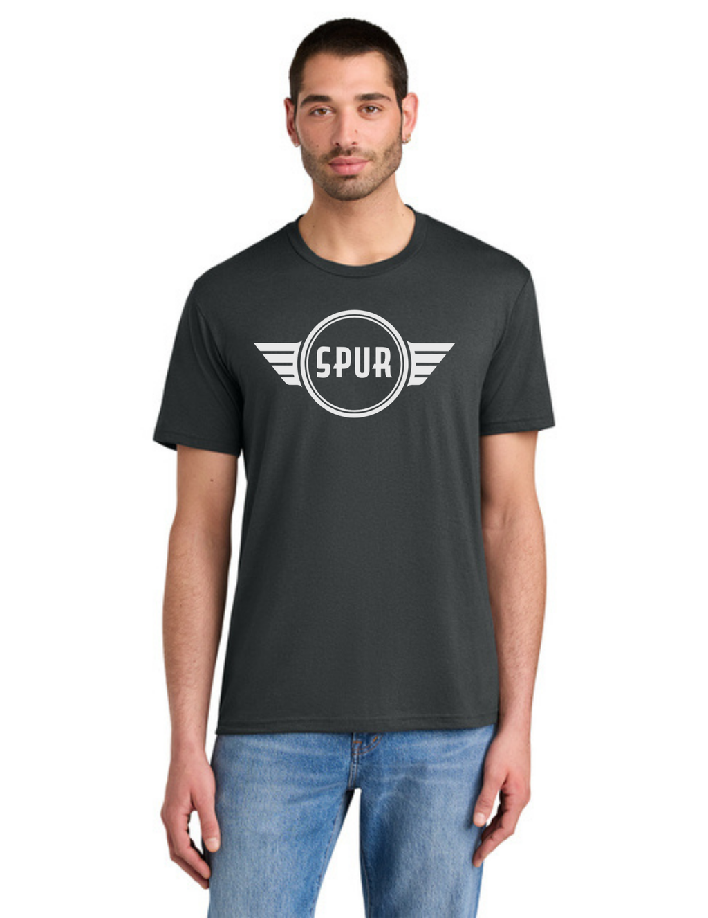 District® Perfect Tri® Tee w/ "3 PLANES" Back Logo - CHARCOAL