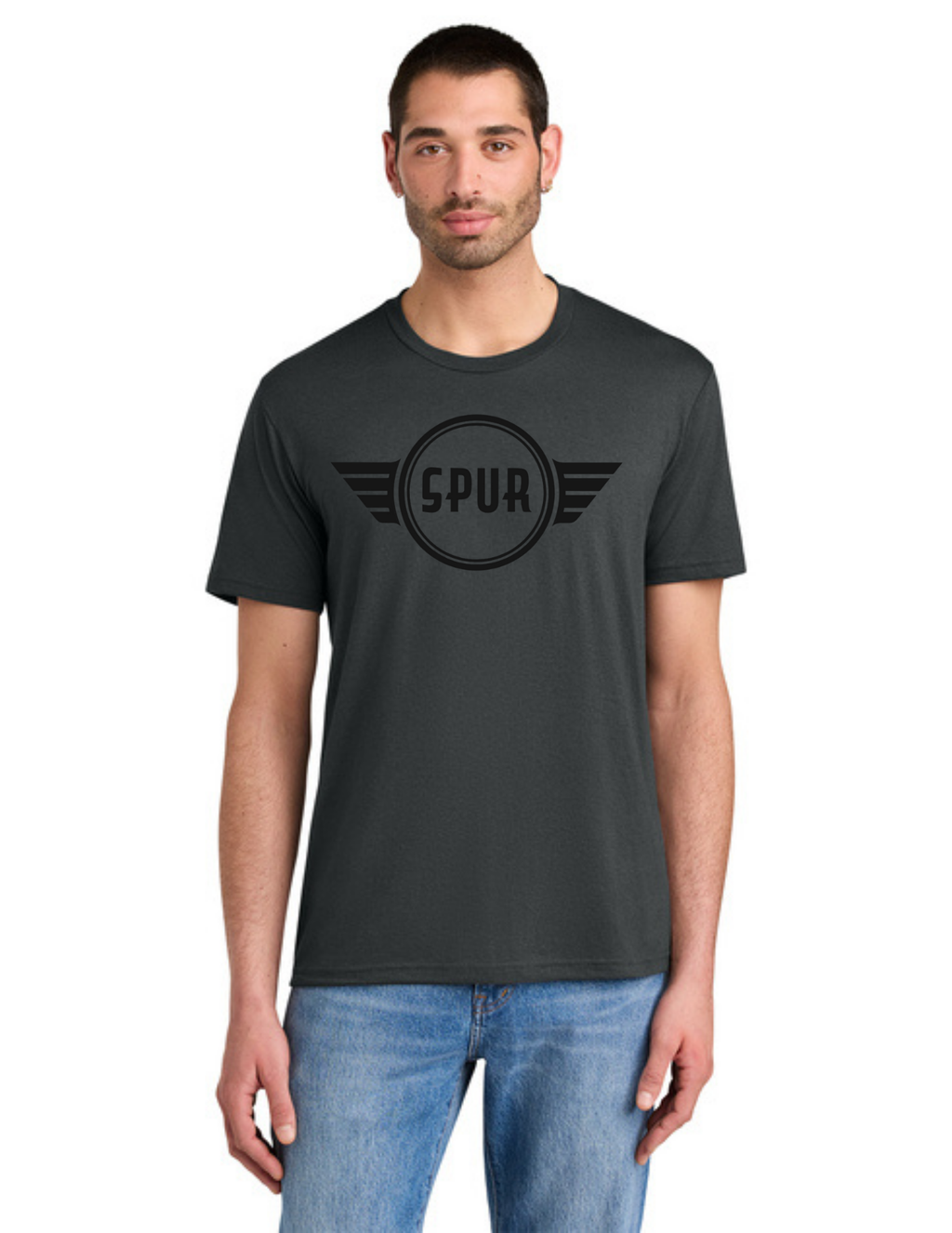 District® Perfect Tri® Tee w/ "3 PLANES" Back Logo - CHARCOAL