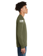 District® Perfect Tri® Long Sleeve Tee - MILITARY GREEN FROST