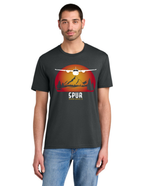 District® Perfect Tri® Tee w/ "3 PLANES" Back Logo - CHARCOAL