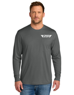 CornerStone® Workwear Pro Long Sleeve Pocket Tee - METAL GREY