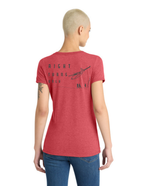 District® Women’s Perfect Tri® V-Neck Tee - RED FROST