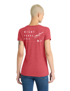 District® Women’s Perfect Tri® V-Neck Tee - RED FROST