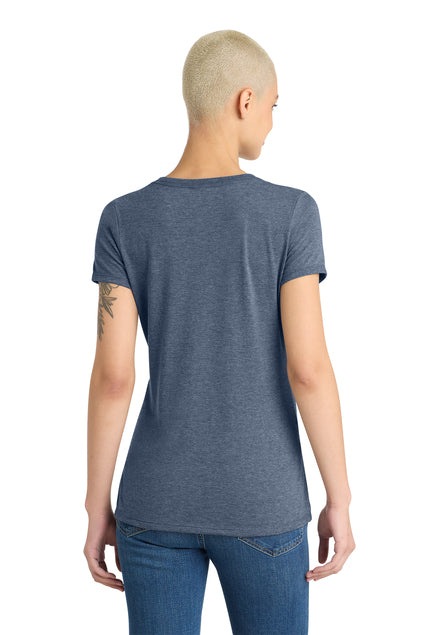 District® Women’s Perfect Tri® V-Neck Tee - NAVY FROST