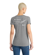 District® Women’s Perfect Tri® V-Neck Tee - GREY FROST