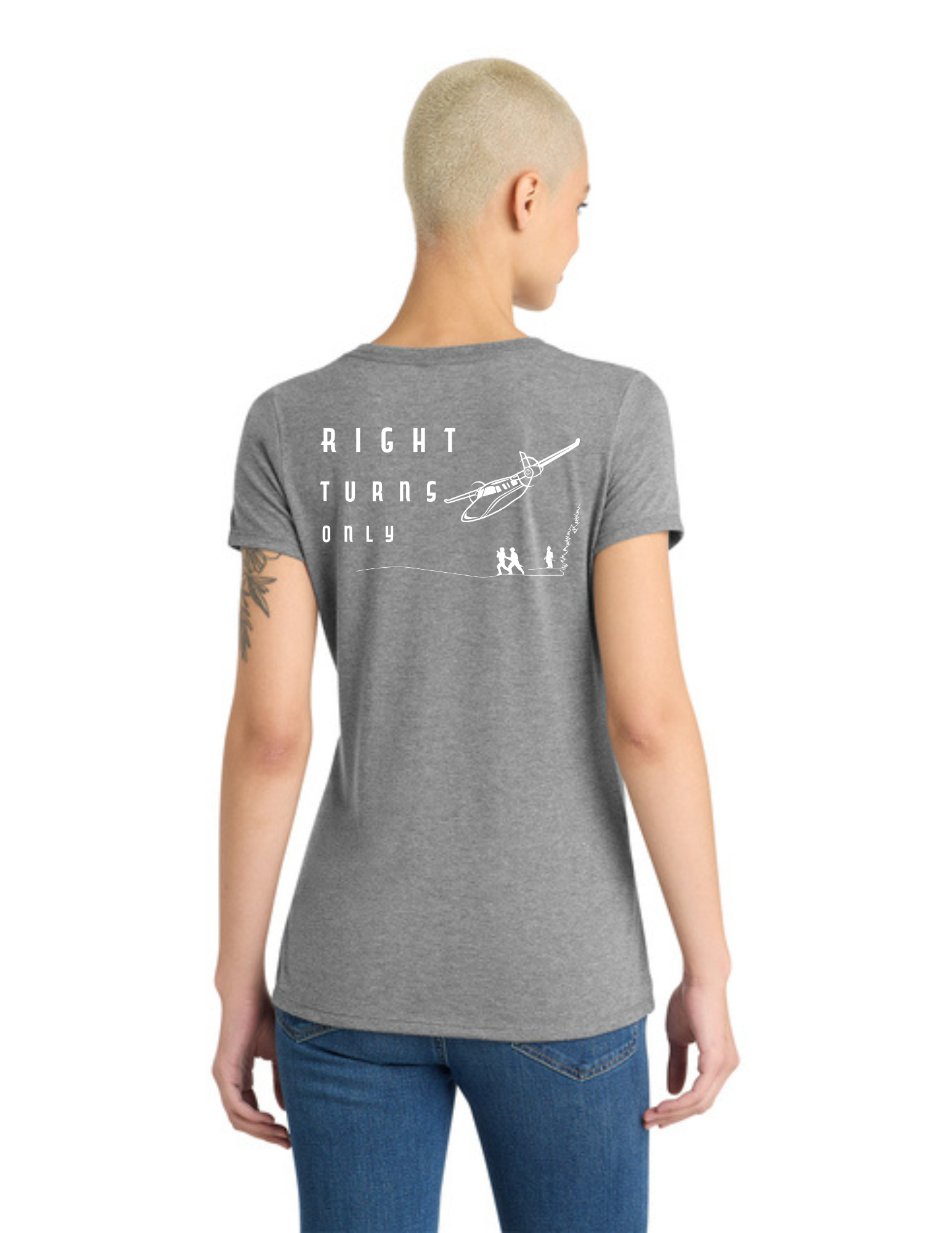 District® Women’s Perfect Tri® V-Neck Tee - GREY FROST