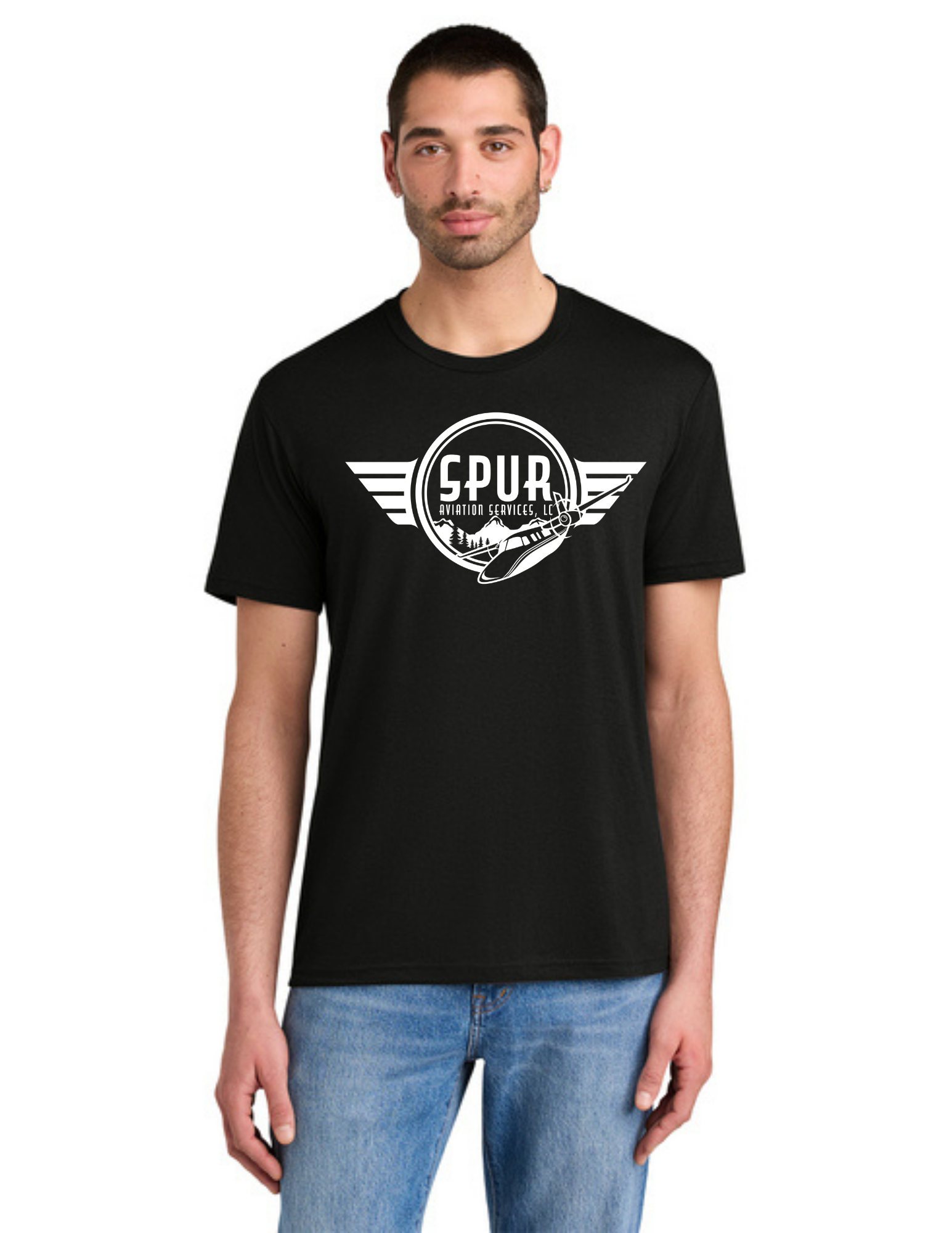 District® Perfect Tri® Tee w/ "3 PLANES" Back Logo - BLACK