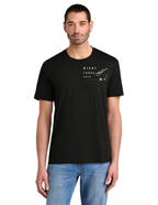 District® Perfect Tri® Tee w/ "RIGHT TURNS ONLY" Back Logo - BLACK