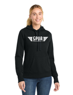 Sport-Tek® Women's Pullover Hooded Sweatshirt - BLACK