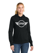 Sport-Tek® Women's Pullover Hooded Sweatshirt - BLACK