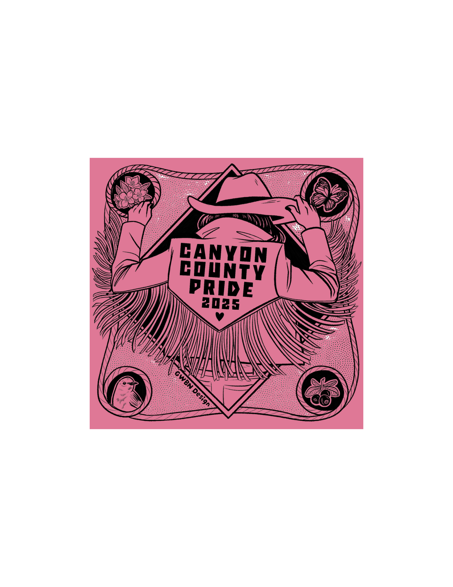 Bandana w/ Screen Print