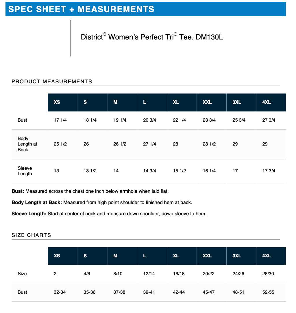 District® Women’s Perfect Tri® Tee - MARITIME FROST