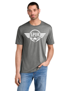 District® Perfect Tri® Tee w/ "3 PLANES" Back Logo - GREY FROST