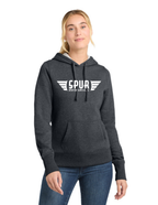 Sport-Tek® Women's Pullover Hooded Sweatshirt - GRAPHITE HEATHER