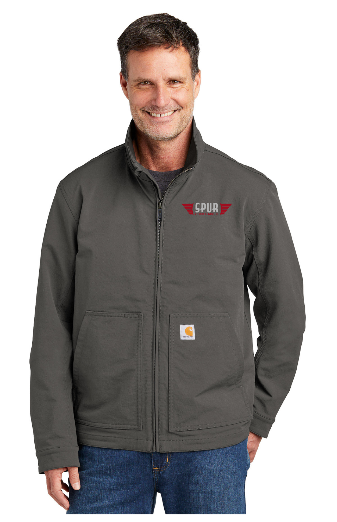 Carhartt® Super Dux™ Soft Shell Jacket w/ Embroidery - GRAVEL