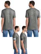 District® Perfect Tri® Tee w/ "3 PLANES" Back Logo - GREY FROST