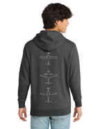 District® V.I.T.™ Fleece Hoodie - HEATHERED CHARCOAL