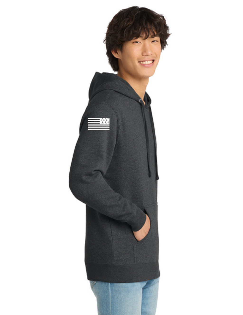 District® V.I.T.™ Fleece Hoodie - HEATHERED CHARCOAL