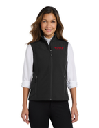Port Authority® Women's Core Soft Shell Vest w/ Embroidery - BLACK