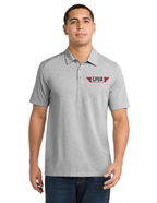 Sport-Tek ® PosiCharge ® Tri-Blend Wicking Polo w/ Embroidery - LIGHT HEATHER GREY