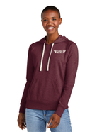 District® Women’s Re-Fleece™ Hoodie - MAROON HEATHER