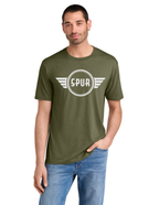 District® Perfect Tri® Tee w/ "3 PLANES" Back Logo - MILITARY GREEN FROST