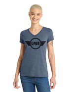 District® Women’s Perfect Tri® V-Neck Tee - NAVY FROST