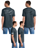 District® Perfect Tri® Tee w/ "RIGHT TURNS ONLY" Back Logo - NAVY FROST