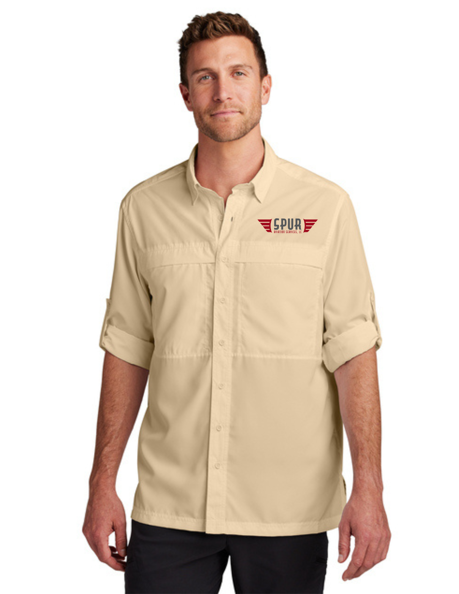 Port Authority® LONG SLEEVE UV Daybreak Shirt w/ Embroidery - OAT
