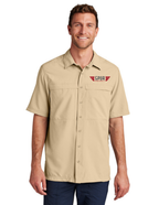 Port Authority® Short Sleeve UV Daybreak Shirt w/ Embroidery - OAT