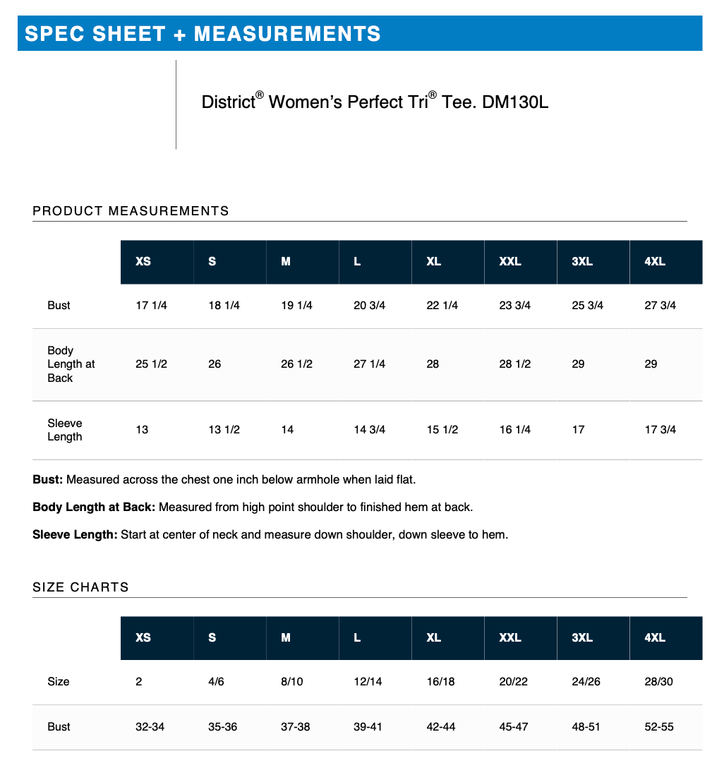 District® Women’s Perfect Tri® Tee - BLACK FROST