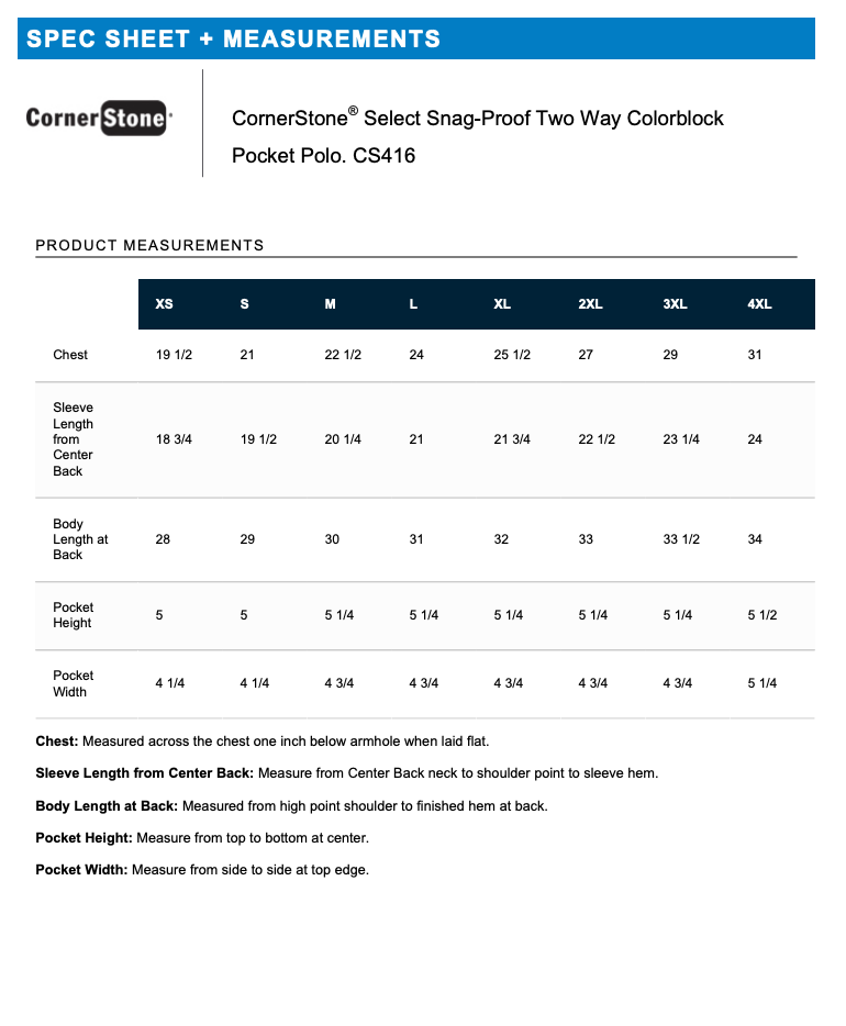 CornerStone® Snag-Proof Two Way Color Pocket Polo w/ Embroidery - BLACK/ CHARCOAL